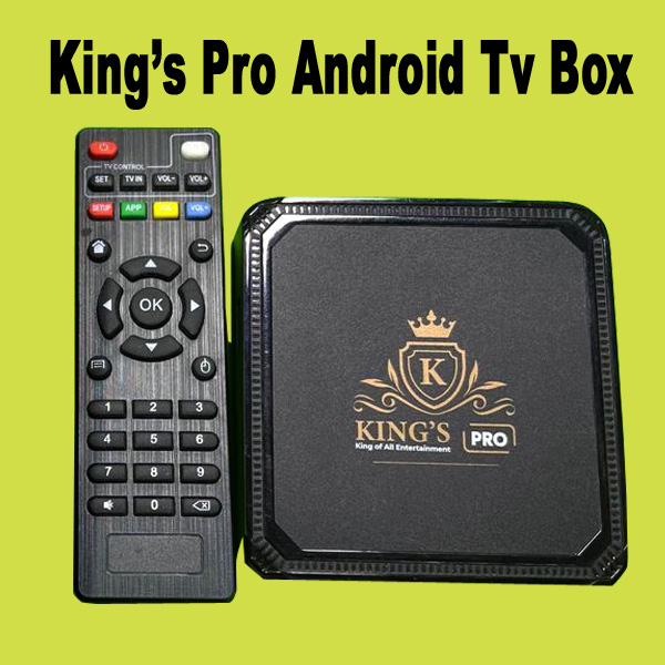 king’s Pro Android TV Box special addition 12000 channels