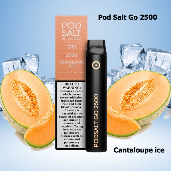 podsalt-go-2500puffs- Cantaloupe ice