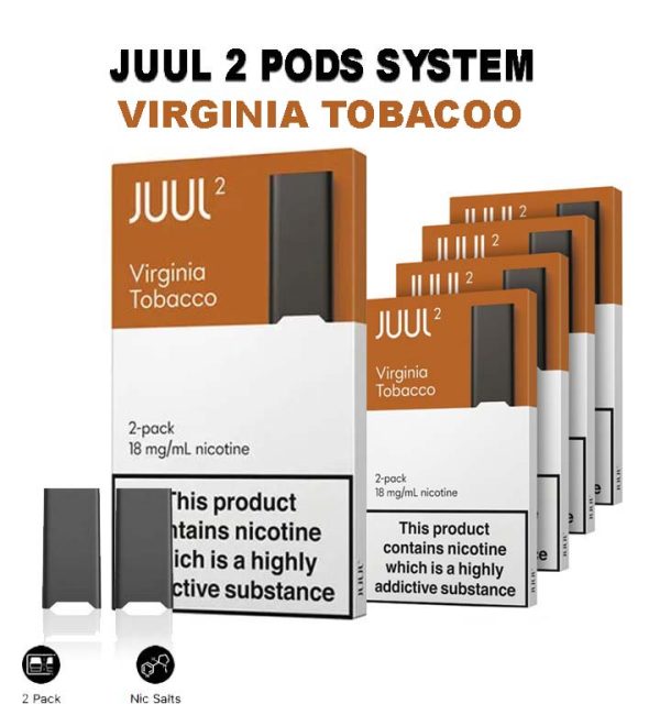 JUUL2 Pods System Virginia Tobacco